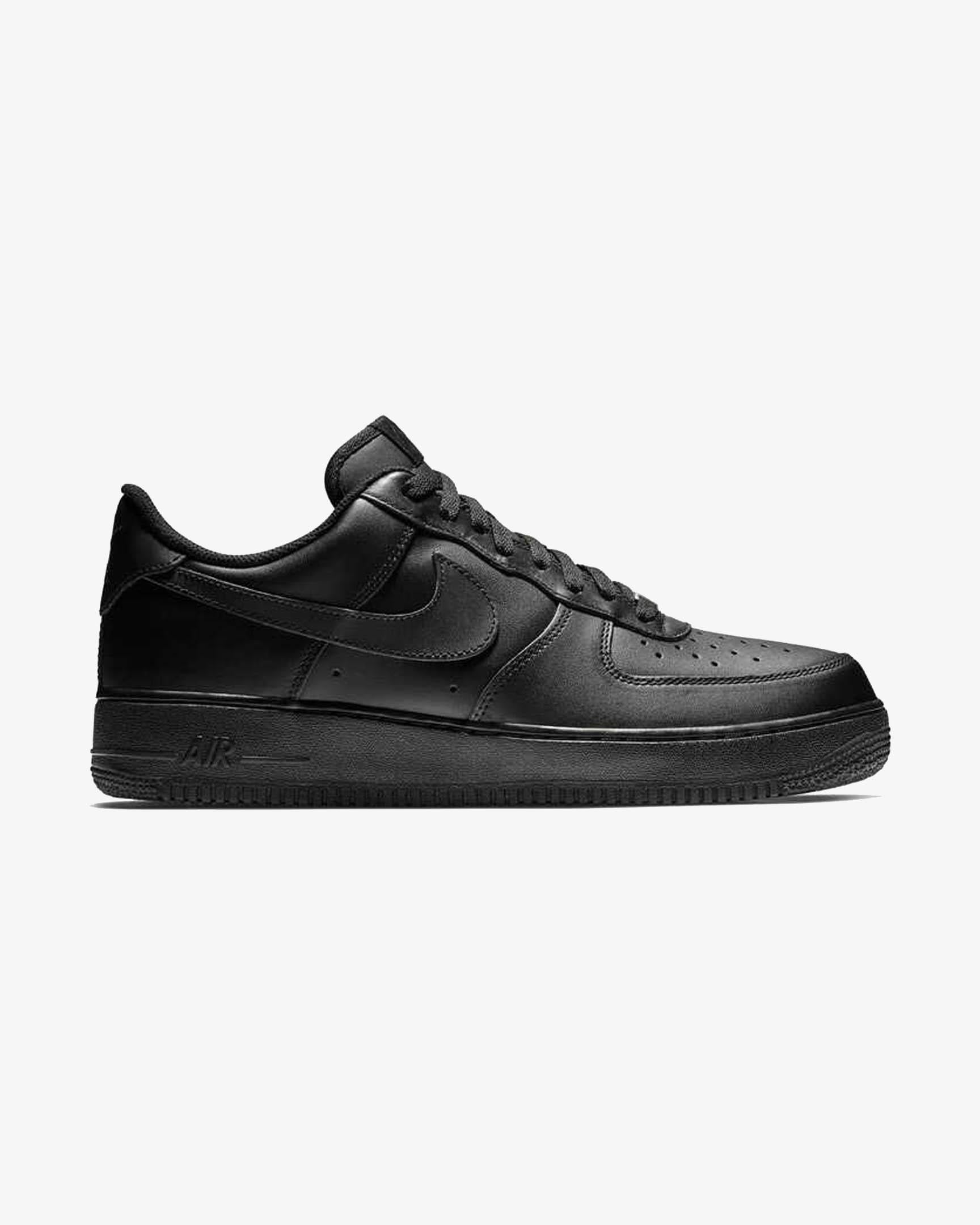 Nike CW2288-001-40 Nike Air Force 1 '07 Erkek Siyah Günlük Ayakkabı