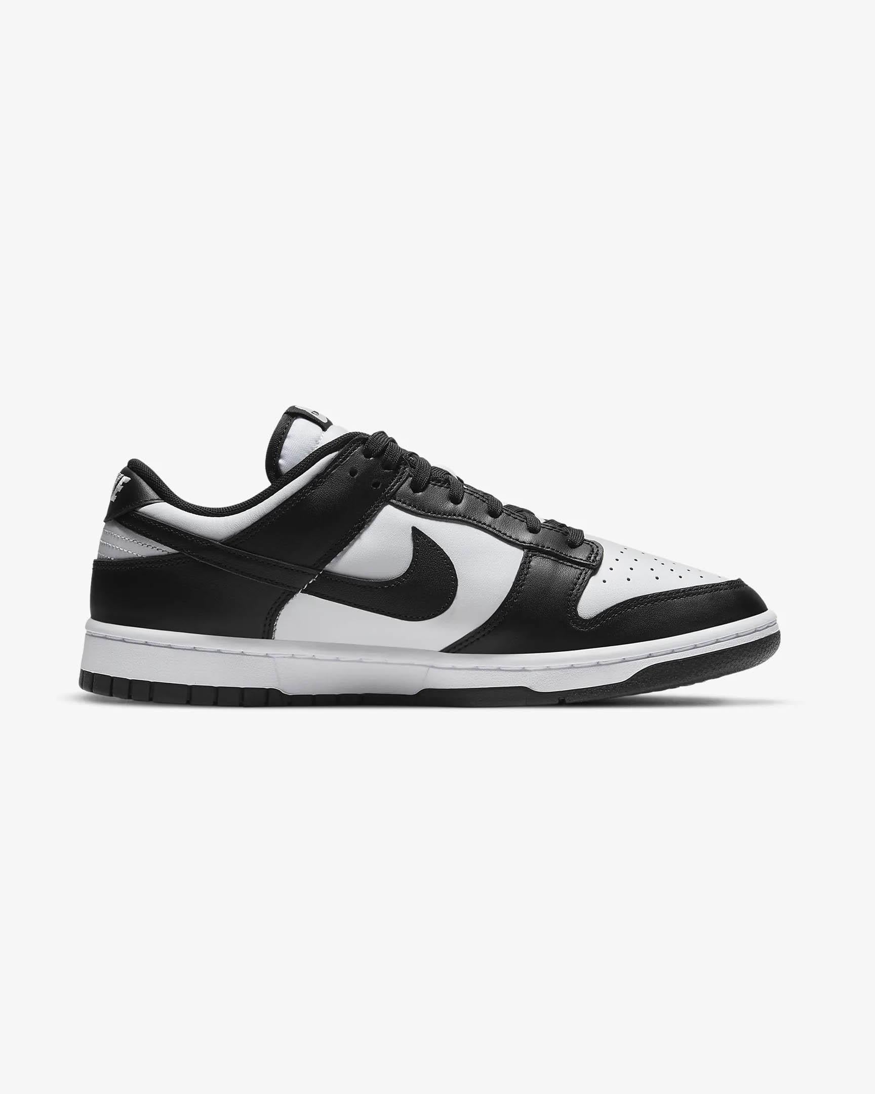 Nike DD1391-100-40 Nike Dunk Low Erkek Siyah Beyaz Günlük Ayakkabı