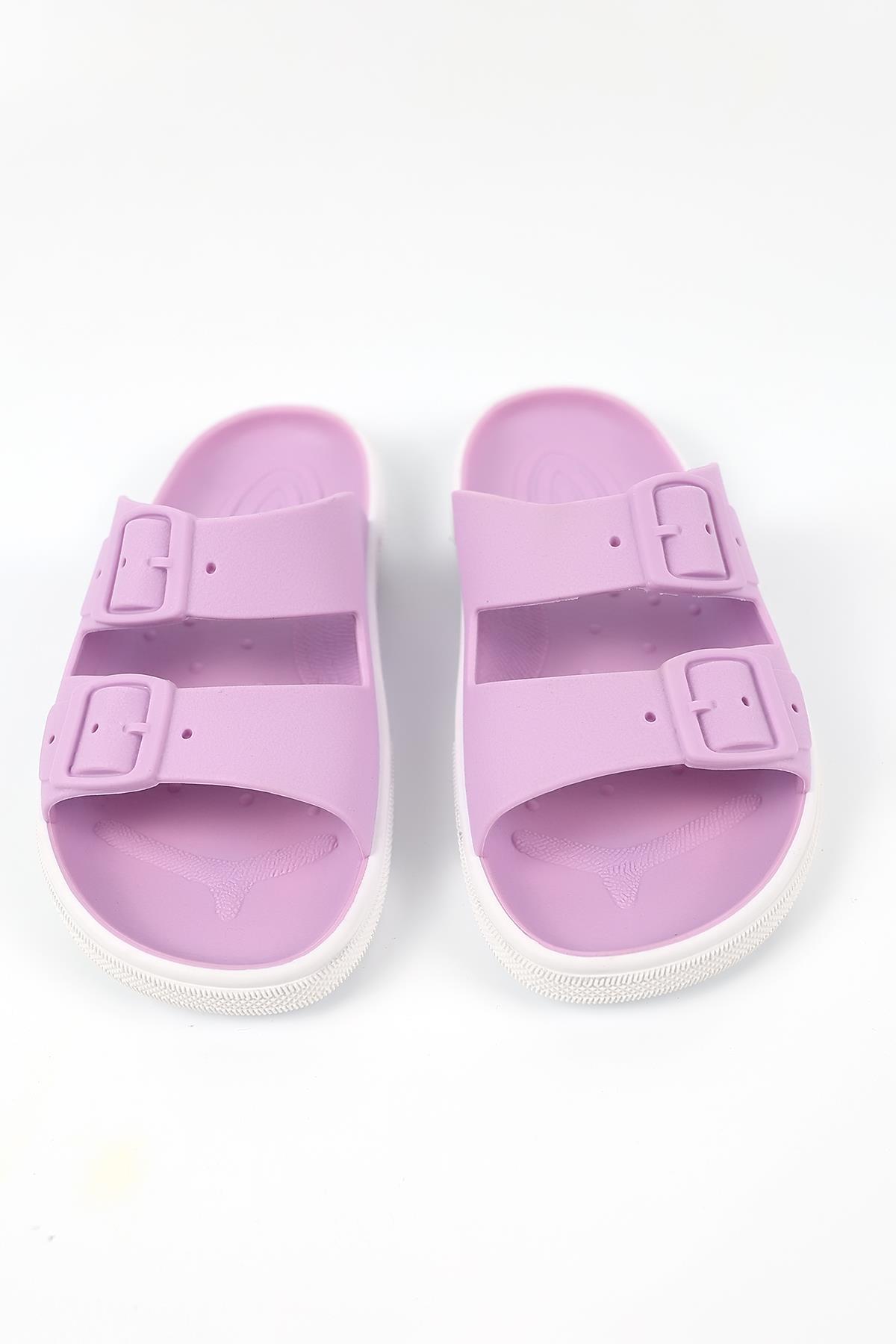 Rocksy-F 10-28-29 Boatilus Rocksy-F  Lilac/White Kız Çocuk Terlik