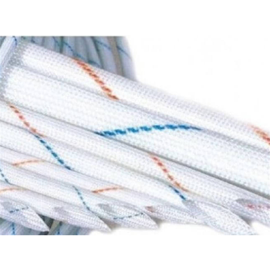 ANİPA A026060040 4 mm CAM ELYAF MAKARON(BEYAZ/ÇİZGİLİ)