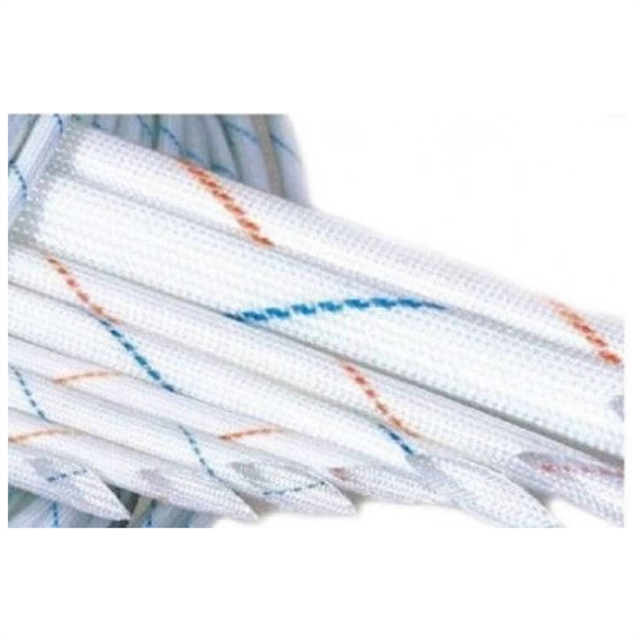 ANİPA A026060120 12 mm CAM ELYAF MAKARON(BEYAZ/ÇİZGİLİ)