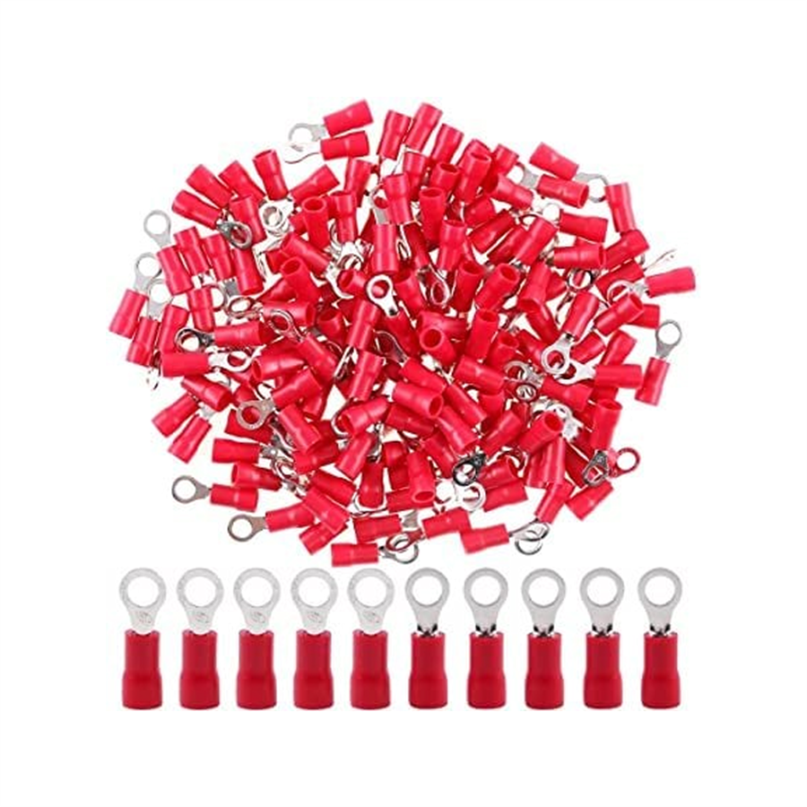 ANİPA A030100601 AYK-601 YUVARLAK KABLO UCU 0.5-1.5 mm² M6 KIRMIZI
