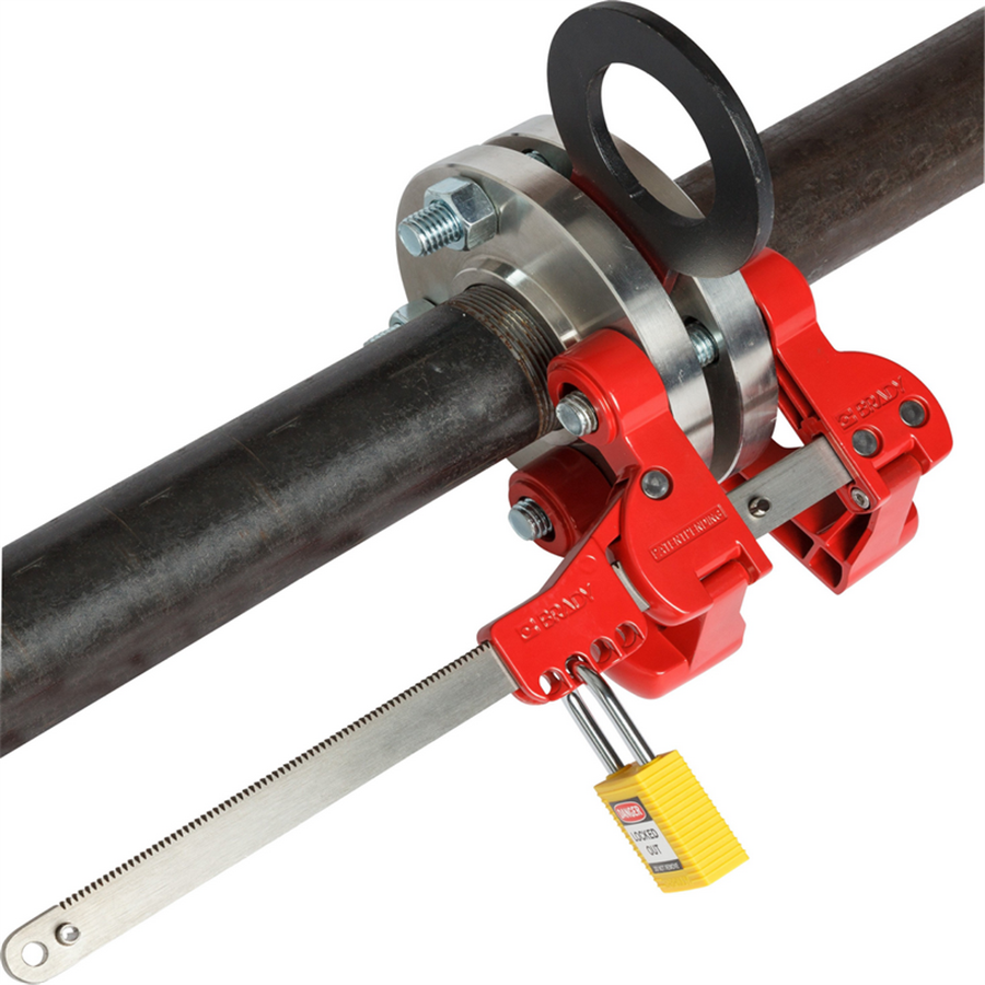 BRADY BRD-Y4520548 Pipe Blind Lockout Medium