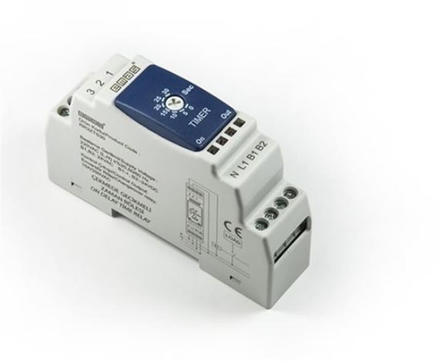 EMAS EMAS-RR3ZTS30 ZAMAN RÖLESİ 0,3-30 SN. 24V AC/DC-220V ÇEK. GECİK.