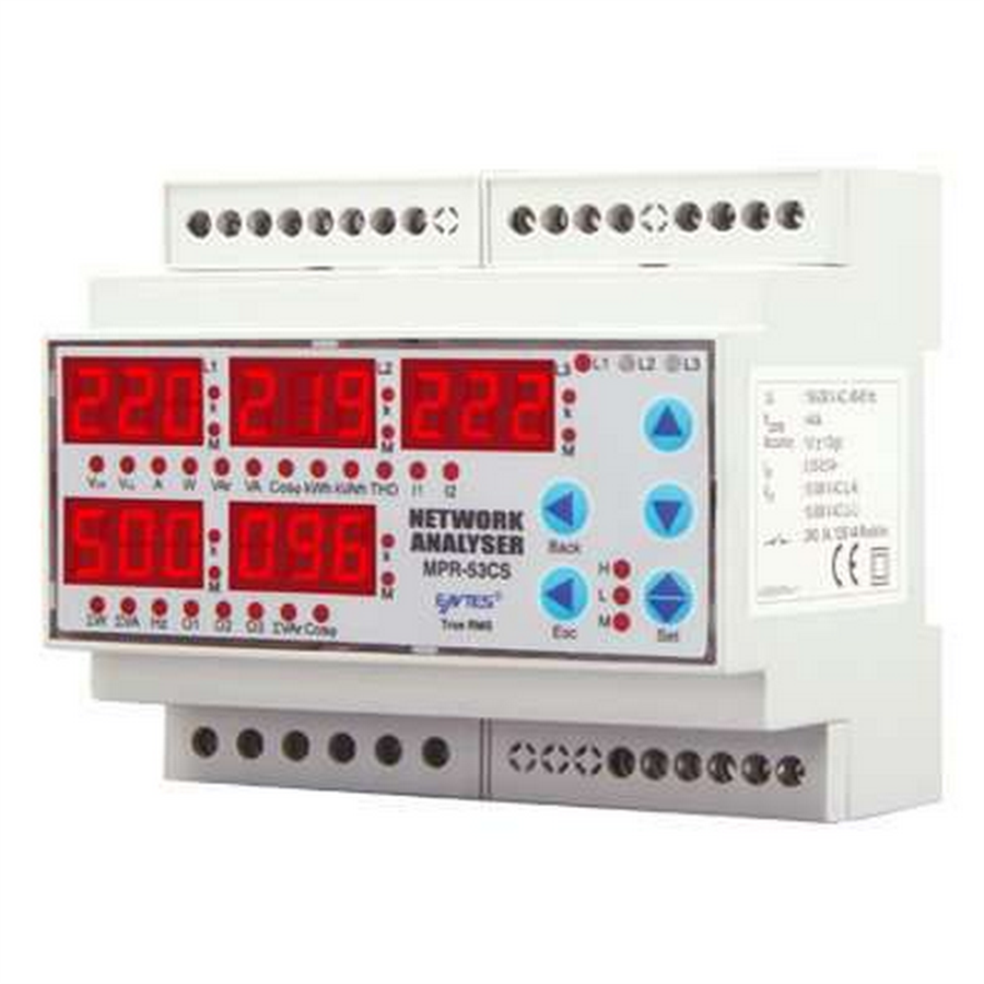 ENTES ENTM0078 MPR-53S-DIN ŞEBEKE ANALİZÖRÜ