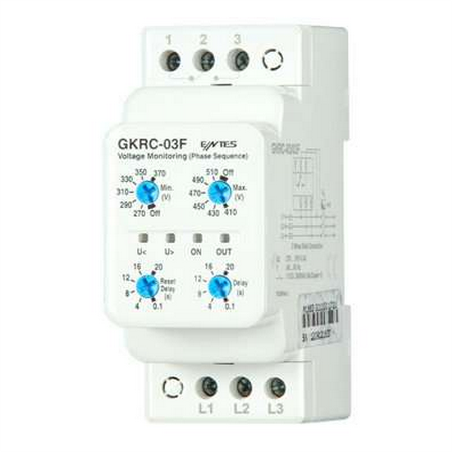 ENTES ENTM1663 GKRC-03F GERİLİM KORUMA RÖLESİ
