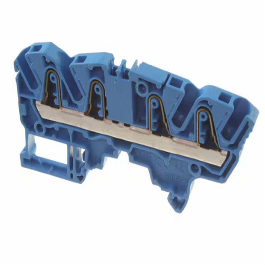 ENTRELEC ENC-1SNK706022R0000 ZK4-4P-BL yaylı geçiş klemensi mavi 4 mm² (paket 5