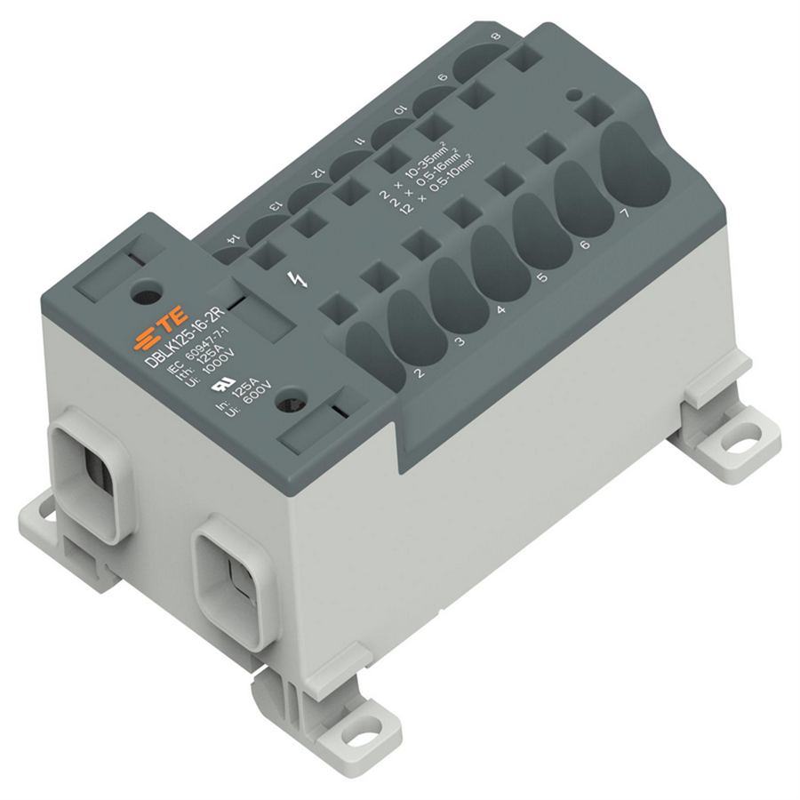 ENTRELEC ENC-1SNL412510R0000 DBLK125-16-2R Dağıtım bloğu push-in 125A 14 giriş
