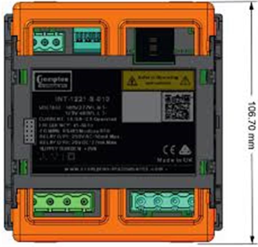 ENTRELEC INT-1221-M-010 Integra 1221 Multifunction Panel Meter - Aux Power