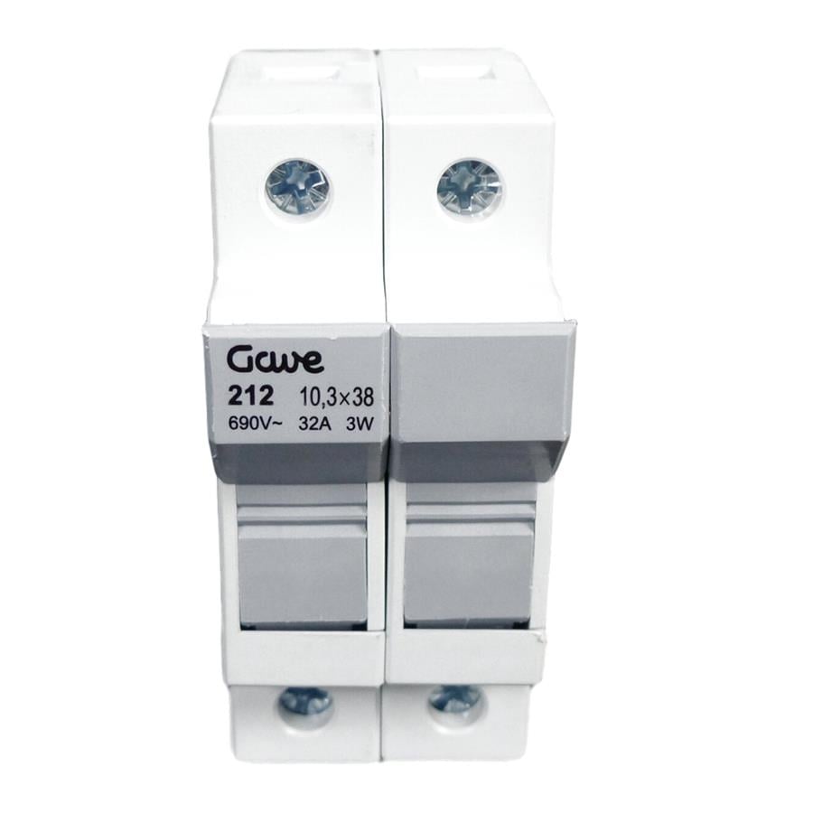 GAVE GAVE-212 2Px32A 10x38 SİLİNDİRİK SİGORTA YUVASI