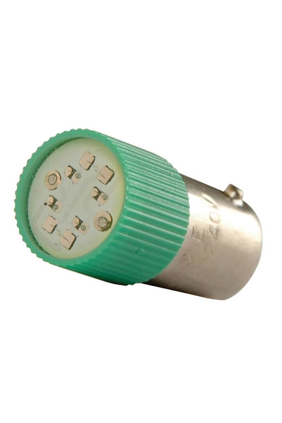 GWEST GWEST-6527 BA9SC-110V-Y LED AMPUL 110VAC/DC YEŞİL