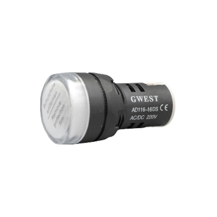 GWEST GWEST-6615 22-24V-B Ø22mm LED SİNYAL LAMBASI 24VAC/DC BEYAZ