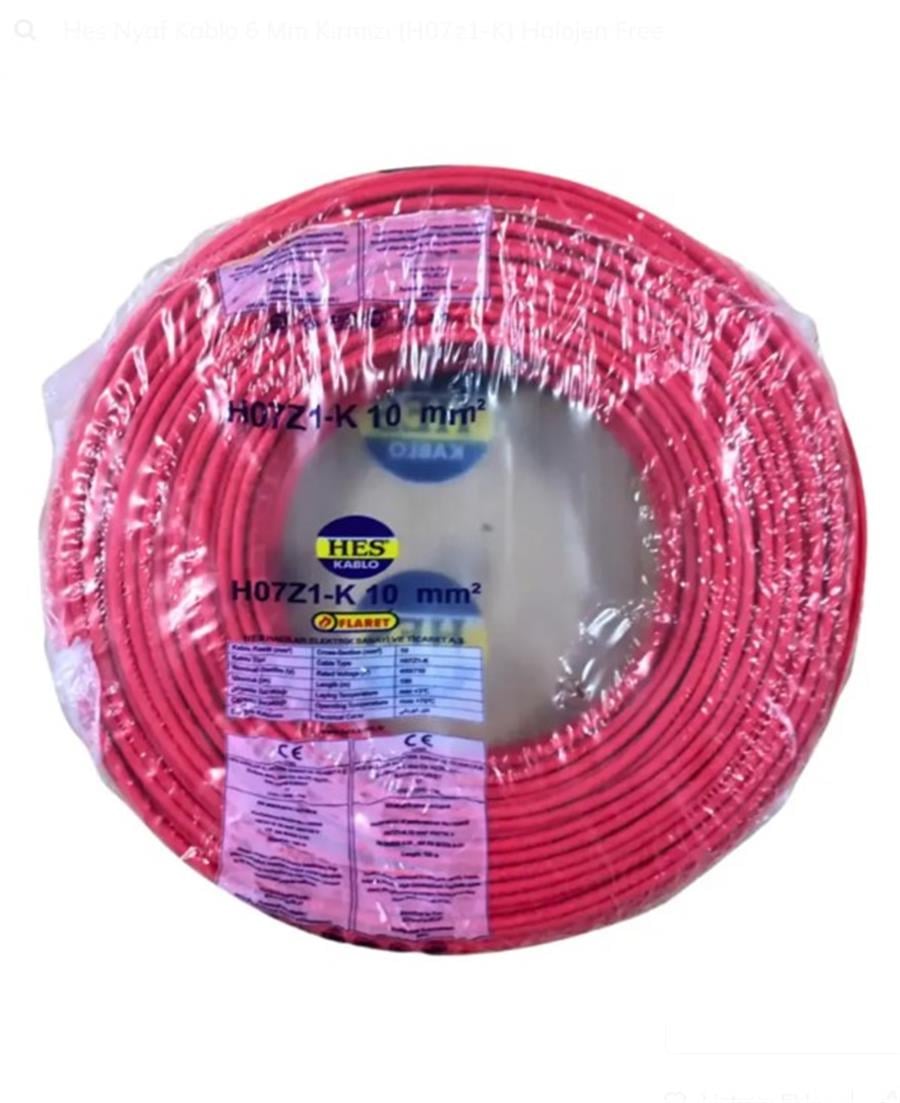 HES KABLO HES-NYAFHF084 1X10 NYAF HF KABLO KAHVERENGİ