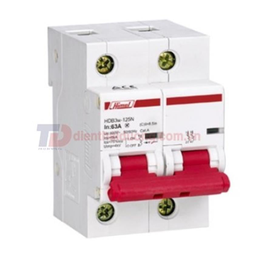 HİMEL HML-HDB3w125H2C125 2 Kutup 10kA C Tipi 125A Otm.Sig.