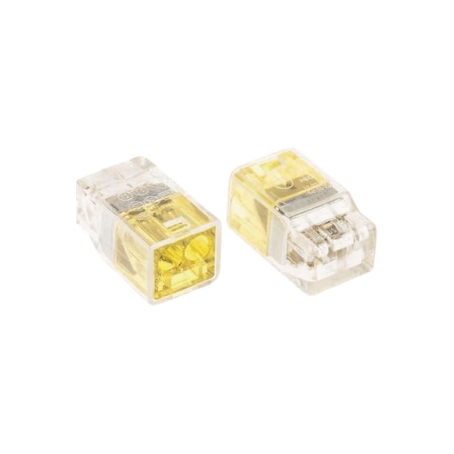 KARDES KRD21800000000 HECP-2 (100X)2kutuplu,şeffaf/sarı buat klemensi
