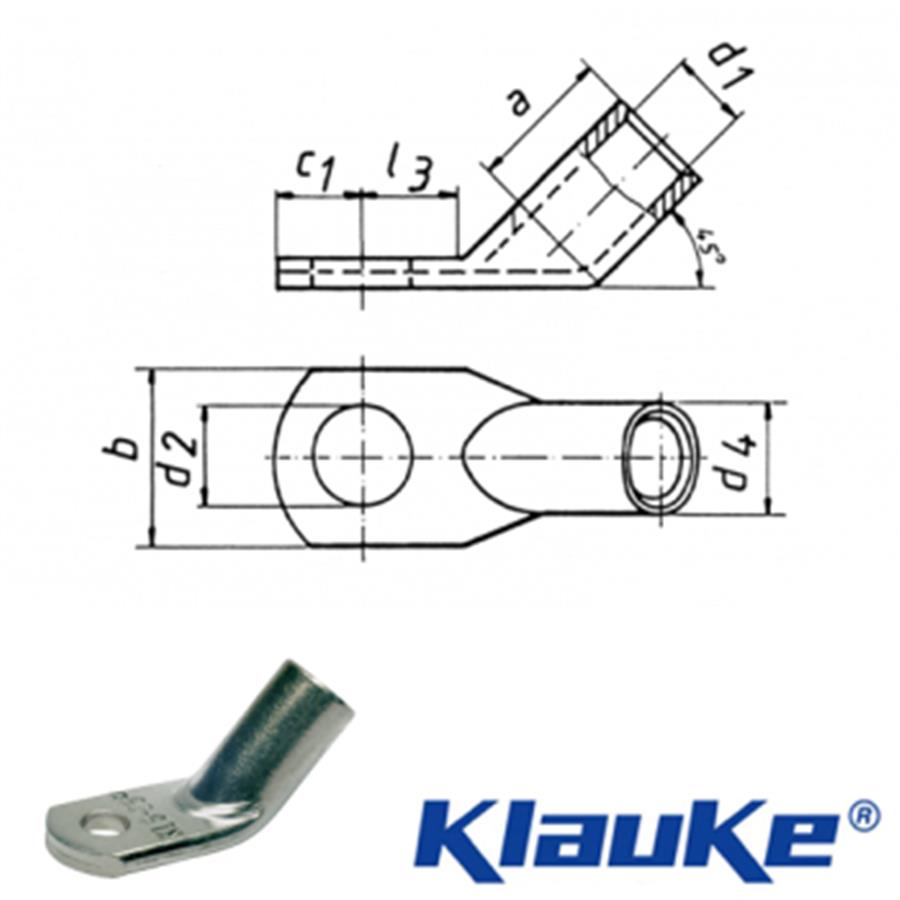 KLAUKE KRD22000056138 SKP-S 35MM/M10 45 DERECE SKP PABUÇ KLAUKE