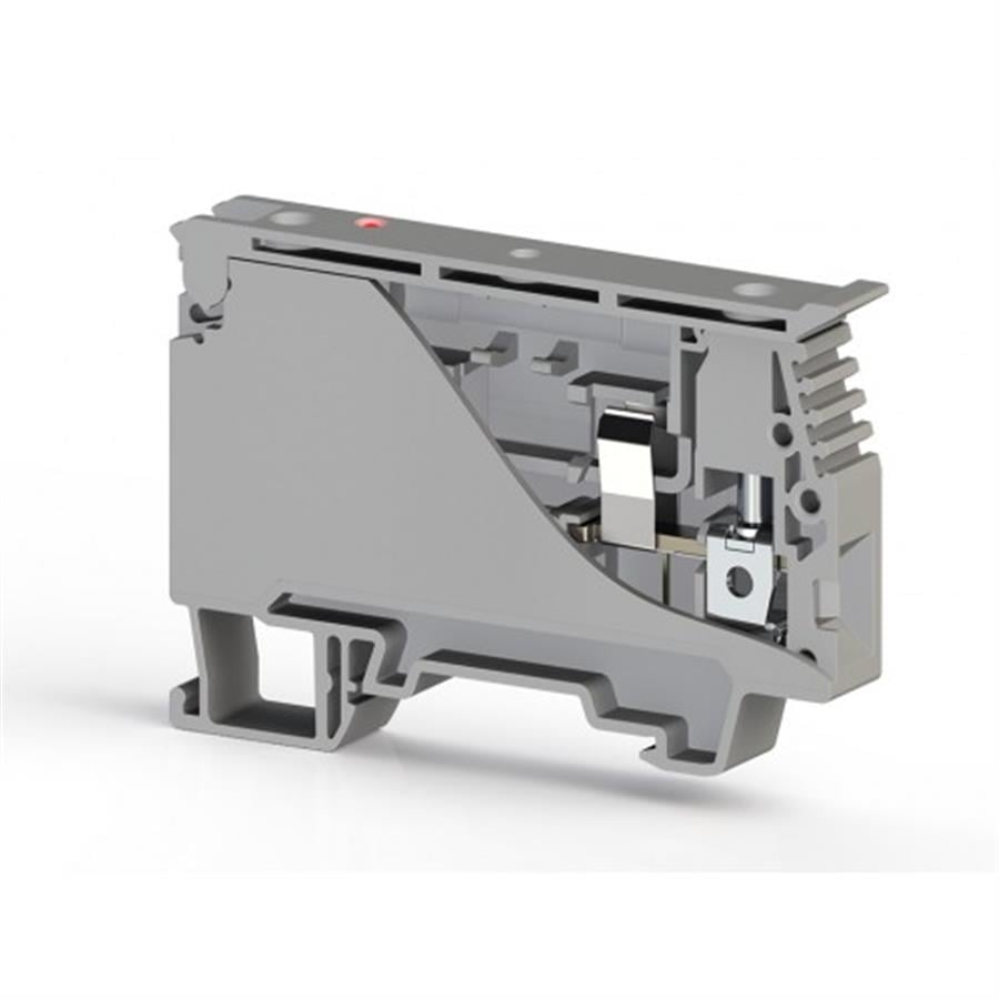 KLEMSAN KLM351729 ASK 4LD 24V DC GRİ SİGORTALI KLEMENS