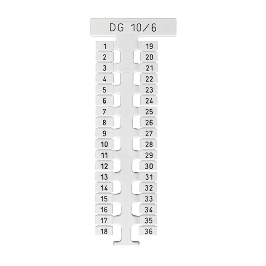 KLEMSAN KLM505390 DG 10/6 T BASKISIZ ETİKET