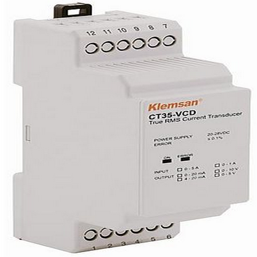 KLEMSAN KLM600248 CT35-VC (0-5A/4-20MA) GERİLİM DÖNÜŞTÜRÜCÜ