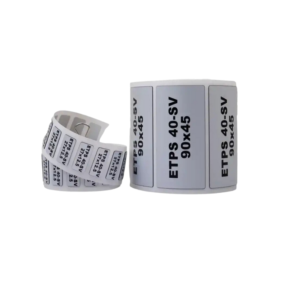 KLEMSAN KLM808067 ETPS 40-SV 45X15 YAPIŞKANLI PANO ETİKET