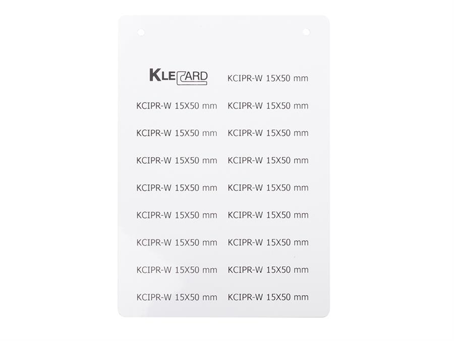 KLEMSAN KLM808554 KCIPR-W 15X50 BUTON VE PANO ETİKETİ