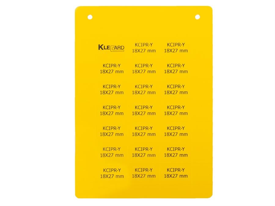 KLEMSAN KLM808602 KCIPR-Y 18X27 BUTON VE PANO ETİKETİ