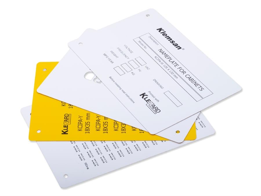 KLEMSAN KLM808760 KCIPA-Y 15X27 YAPIŞKANLI PANO ETİKETİ