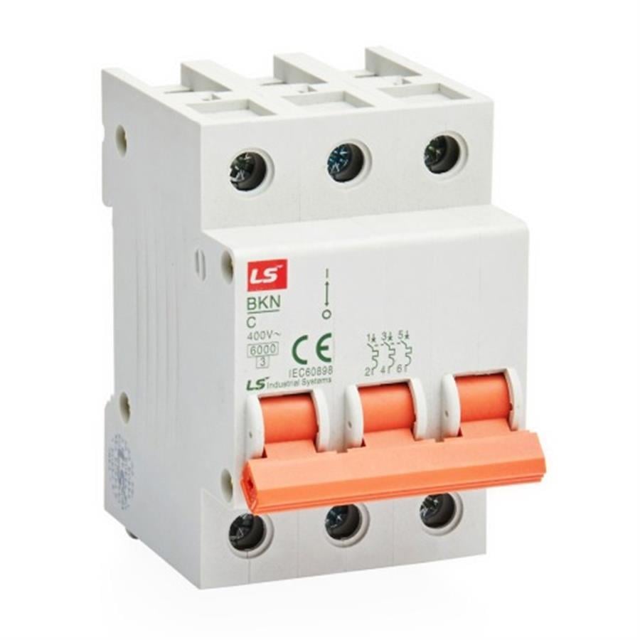 LS LS.0613000618 BKN 3P C10 Otomatik Sigorta 6kA C eğrisi 3x10A