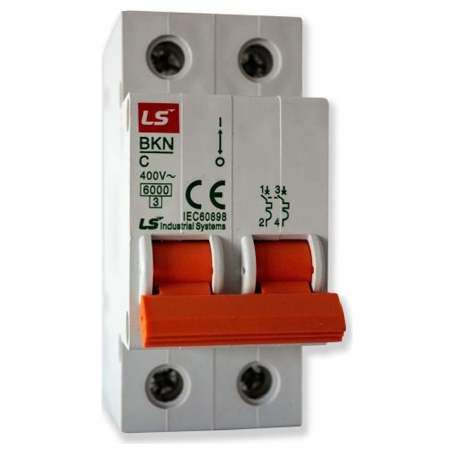 LS LS.0612001918 BKN 2P C10 Otomatik Sigorta 6kA C eğrisi 2x10A