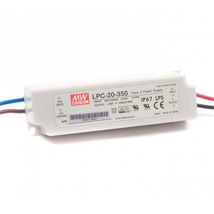 MEANWELL MW-LPC-20-350 9~48Vdc 350mA IP67