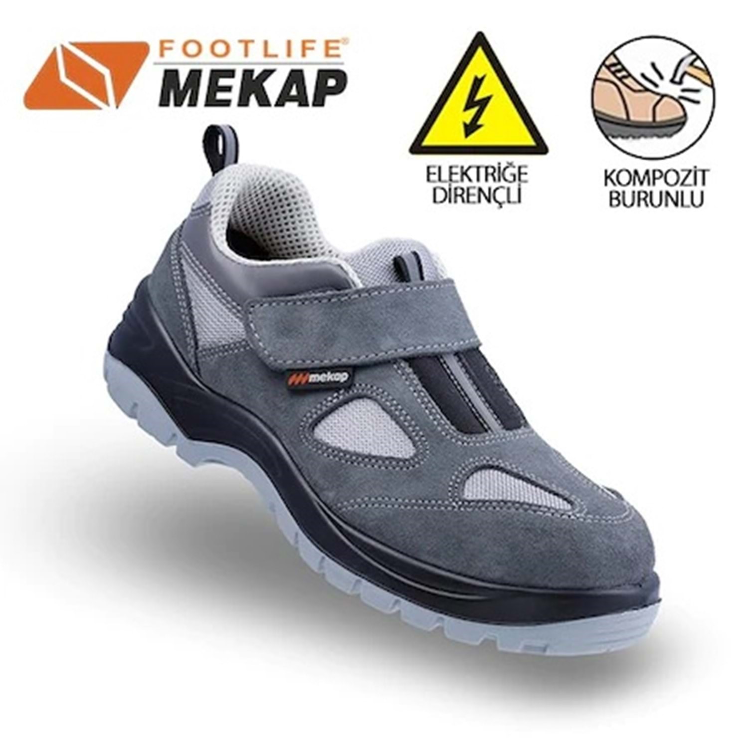 MEKAP Mekap-157 S1-42 Mekap 157 S1 Elektrikçi İş Ayakkabısı – 42 Numara