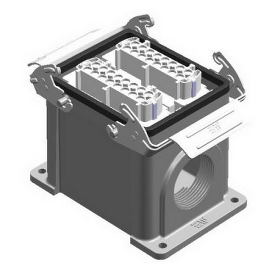 METE ENERJİ MT403083S 32x16A. DUVAR PRİZİ ÇİFT GİRİŞLİ METAL MANDALLI