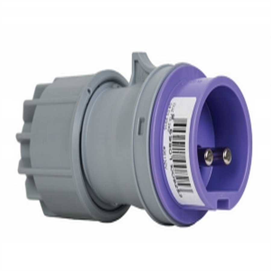 METE ENERJİ MT406132V 2x16A.24V IP44 DÜZ FİŞ Vidalı Bağlı