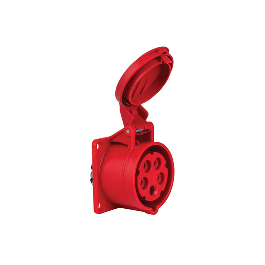 METE ENERJİ MT406510V 5X16A. IP44 MAKINE PRIZI -DÜZ-(Vidali Bagl.)