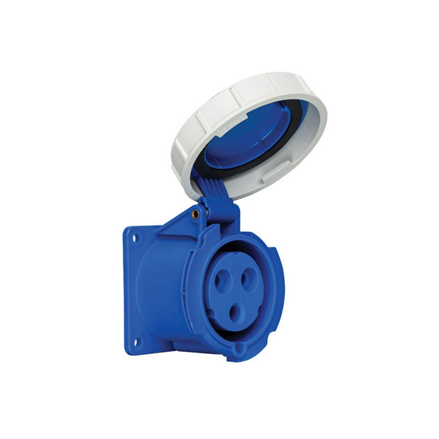 METE ENERJİ MT406516V 3X32A. IP67 MAKINE PRIZI -DÜZ-(Vidali Bagl.)