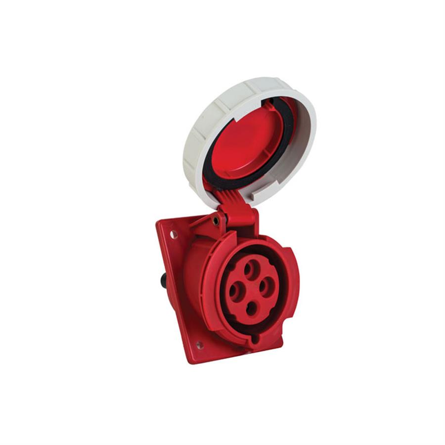 METE ENERJİ MT406519V 4X32A. IP67 MAKINE PRIZI -EGIK-(Vidali Bagl.)