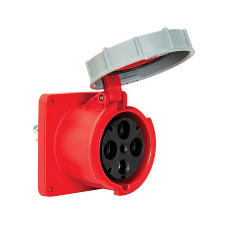METE ENERJİ MT406538 4X125A. IP67 MAKINE PRIZI -DÜZ-