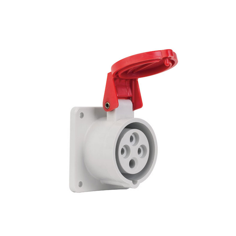 METE ENERJİ MTT13693 4X16A. IP44 MAKINE PRIZI -DÜZ-