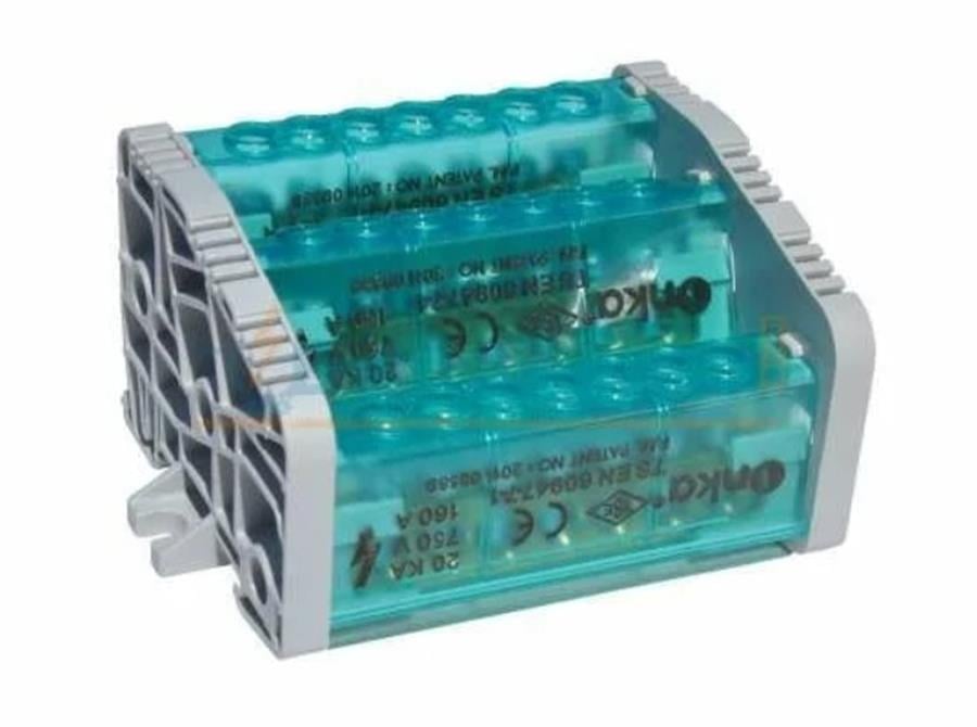 ONKA ONKA-1080064 7x12mm² 2/13 ÜÇ KUTUPLU DAĞITICI ÜNİTE, KAPAKLI (A