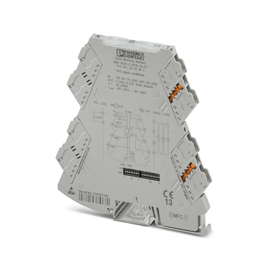 PHOENIX PH2902052 MINI MCR-2-RTD-UI-PT DİRENÇLİ TERMOMETRE ÖLÇÜM