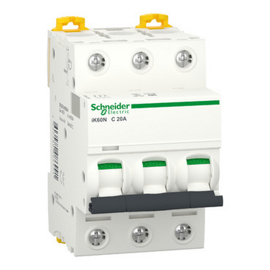 SCHNEIDER SCHA9K24320 Acti9 iK60N 3P 20A, 6kA C eğrisi Otomat