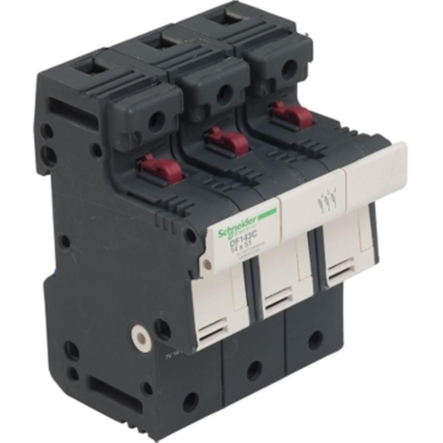 SCHNEIDER SCHDF143C TeSys DF Sigorta Yuvası 3P 50A 14x51mm