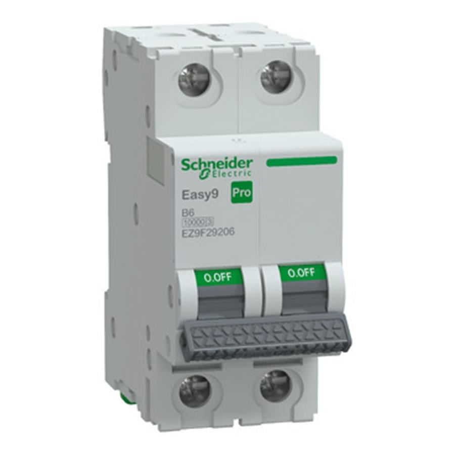 SCHNEIDER SCHEZ9F29206 Easy9 Pro H 2P B 6A MCB