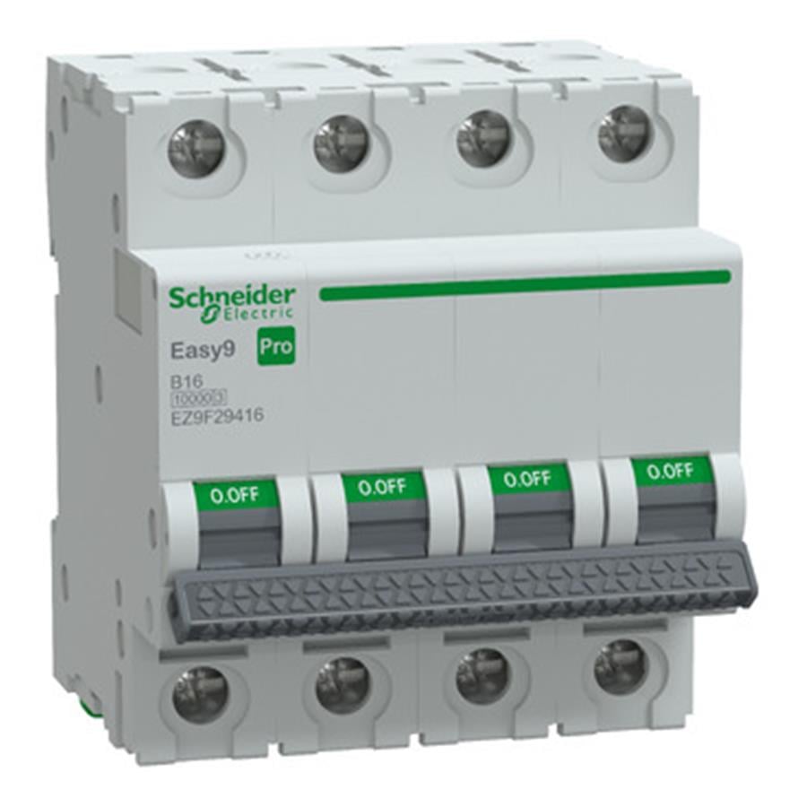 SCHNEIDER SCHEZ9F29416 Pro Sigorta  4P B Eğrisi  16A 10 kA