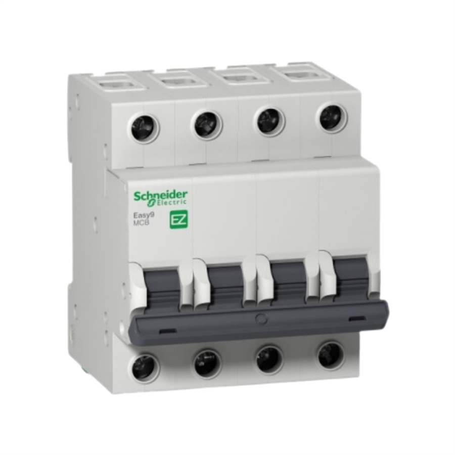 SCHNEIDER SCHEZ9F43450 Easy9 4P 50A, 3kA C Eğrisi Otomat
