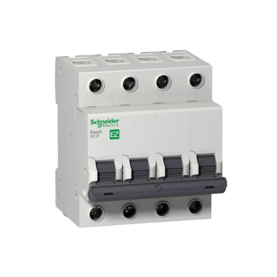 SCHNEIDER SCHEZ9F56450 Easy9 4P 50A, 6kA C Eğrisi Otomat