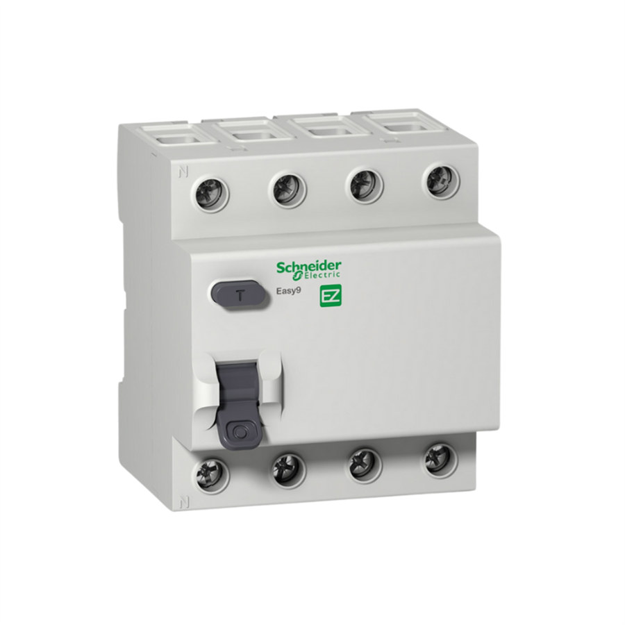 SCHNEIDER SCHEZ9R63425 Easy9 Kaçak Akım Koruma Rölesi 4P 25A 300MA AC-tip