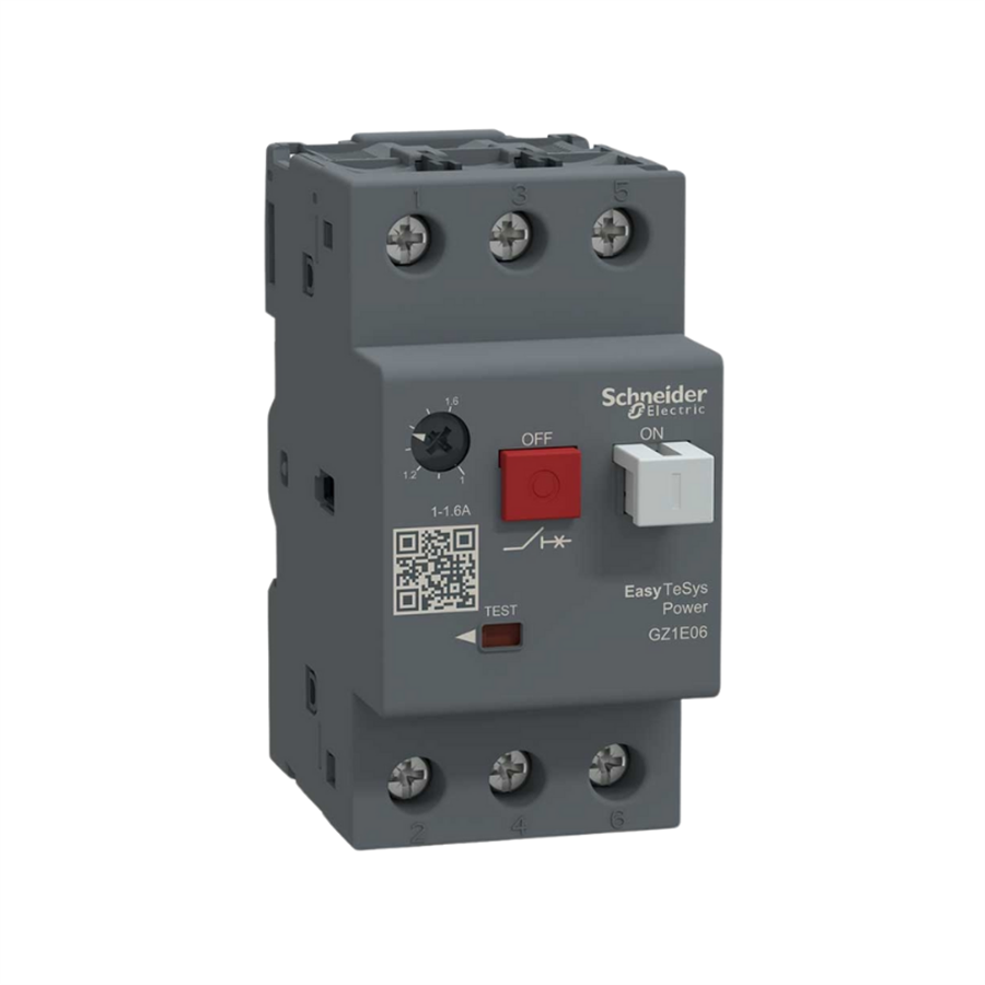 SCHNEIDER SCHGZ1E06 EasyPact TVS MKŞ Termik Many 1-1.6A