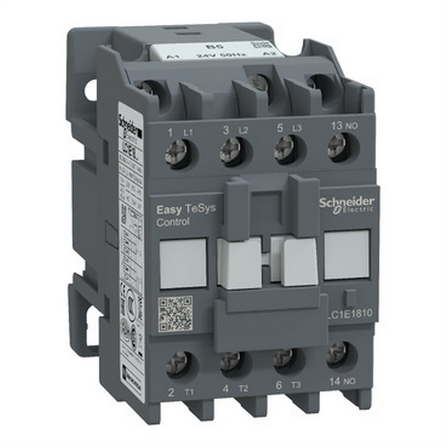 SCHNEIDER SCHLC1E1810B5 EasyPact TVS Kontaktör 3P 18A 24VAC 50Hz1NA