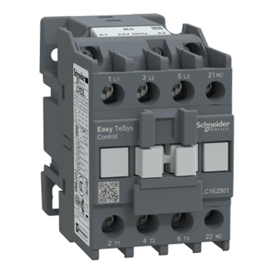 SCHNEIDER SCHLC1E2501B5 EasyPact TVS Kontaktör 3P 25A 24VAC 50Hz1NK
